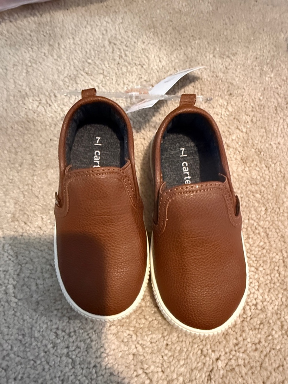 Carter’s boys Ricky slip on brown goers size 7